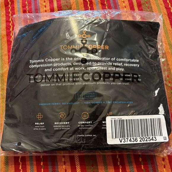 Tommie Copper White Lower Back Support Tank Top size large - Picture 8 of 9